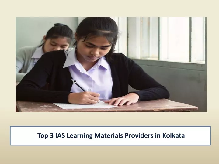 top 3 ias learning materials providers in kolkata