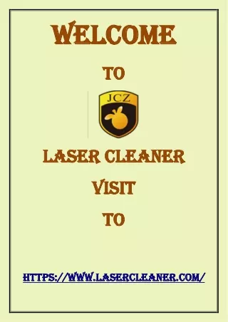 Clean Safely and Efficiently with Laser Cleaner