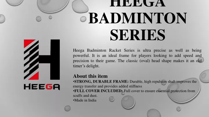 heega badminton series