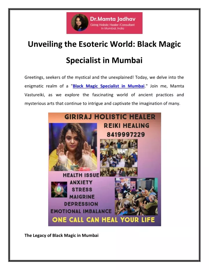 unveiling the esoteric world black magic
