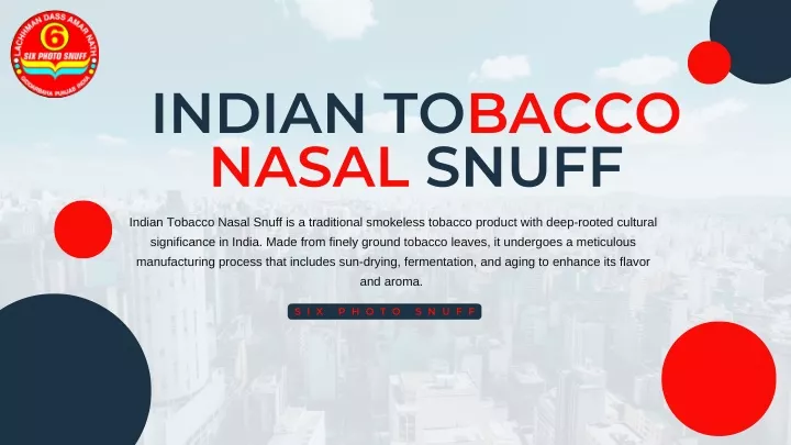 indian tobacco nasal snuff