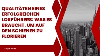qualit ten eines erfolgreichen lokf hrers