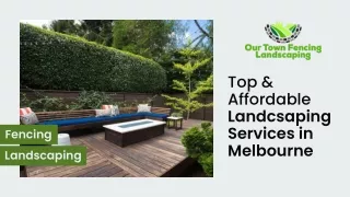 Top & Affordable Landcsaping Services in Melbourne