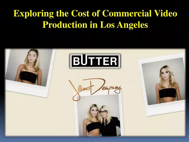 exploring the cost of commercial video production