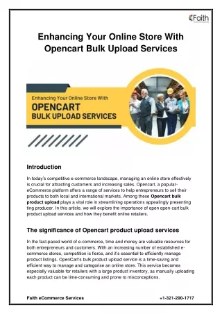 enhancing your online store with opencart bulk