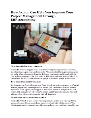 how axolon can help you improve your project