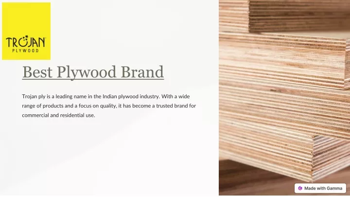 best plywood brand