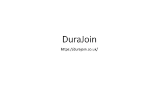 DuraJoin Your Trusted Loft Conversion Specialists
