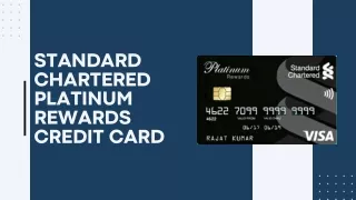 Standard Chartered Platinum Rewards Credit Card