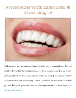 tooth extractions are a common dental procedure