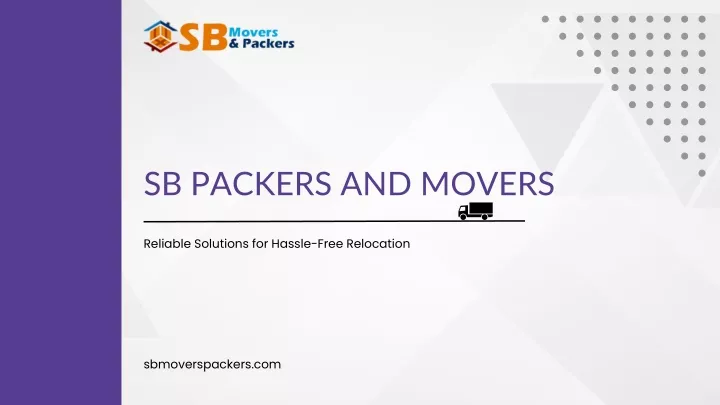sb packers and movers