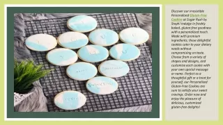 Personalized Gluten-Free Cookies - Customized Delights for All