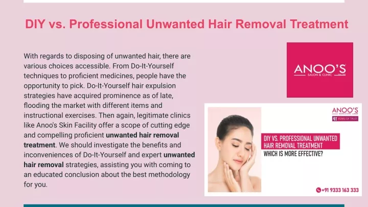 diy vs professional unwanted hair removal