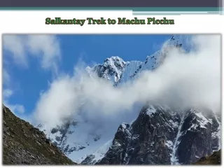 Salkantay Trek to Machu Picchu