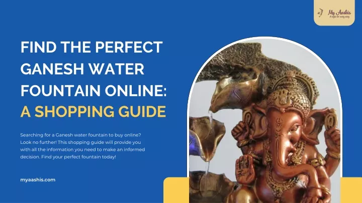 find the perfect ganesh water fountain online
