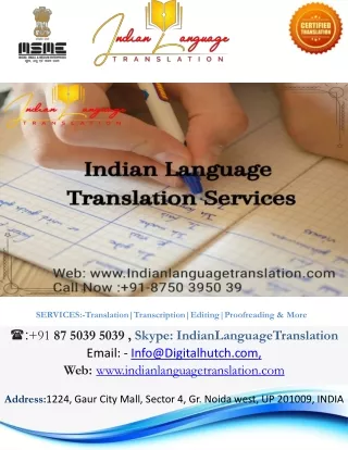 Translation Company In Delhi | Indian Translation Company Noida