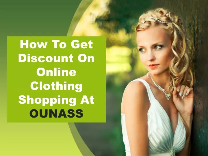 how to get discount on online clothing shopping