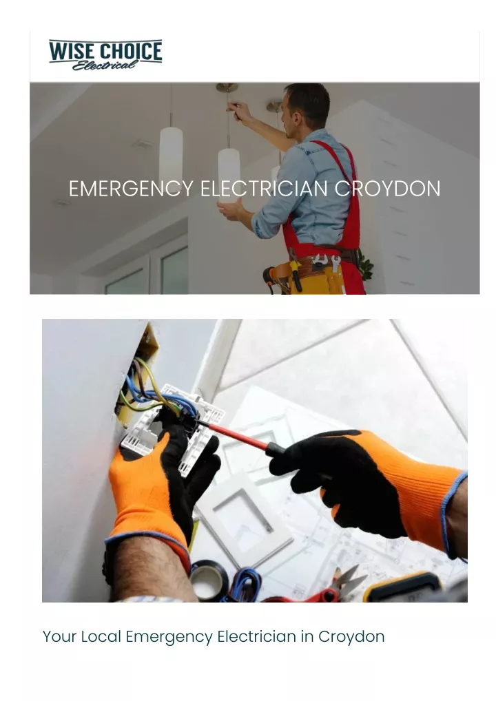 emergency electrician croydon