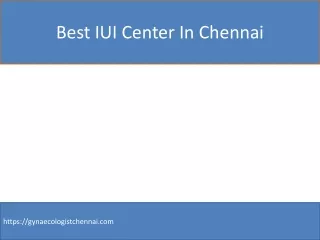 best IUI center in Chennai