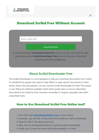 download scribd free without download option