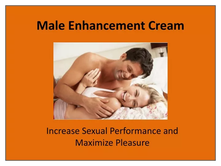 male enhancement cream