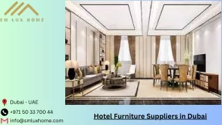 Hotel Furniture Suppliers in Dubai | smluxhomehome | Hotel Furniture Suppliers
