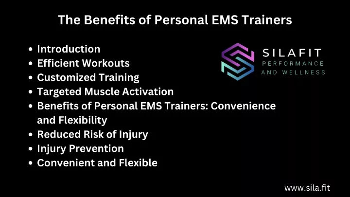 the benefits of personal ems trainers