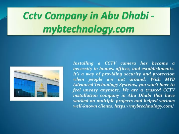 cctv company in abu dhabi mybtechnology com