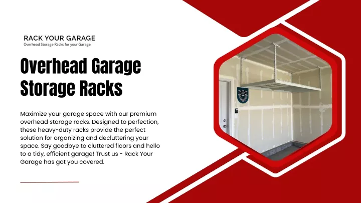 overhead garage storage racks