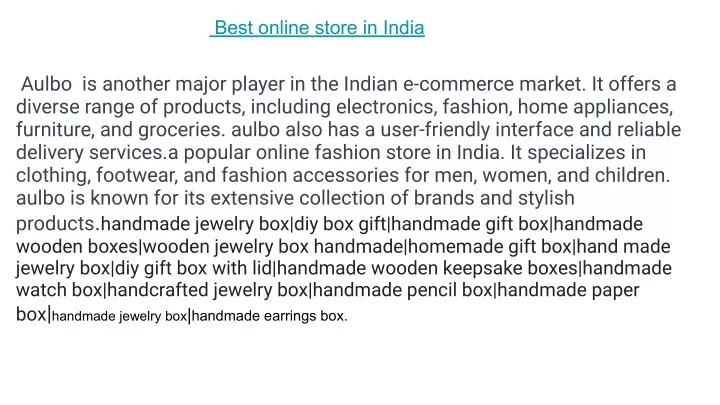 best online store in india
