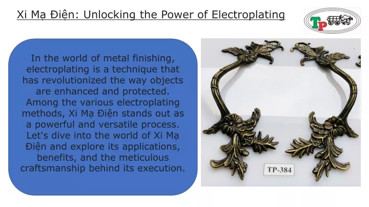 xi m i n unlocking the power of electroplating