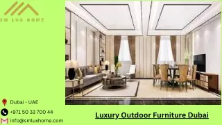 Luxury Outdoor Furniture Dubai | smluxhome | Luxury Outdoor Furniture