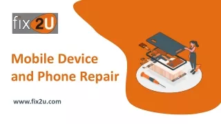 Mobile Phone Repair that Comes to You Australia -wide At fix2U