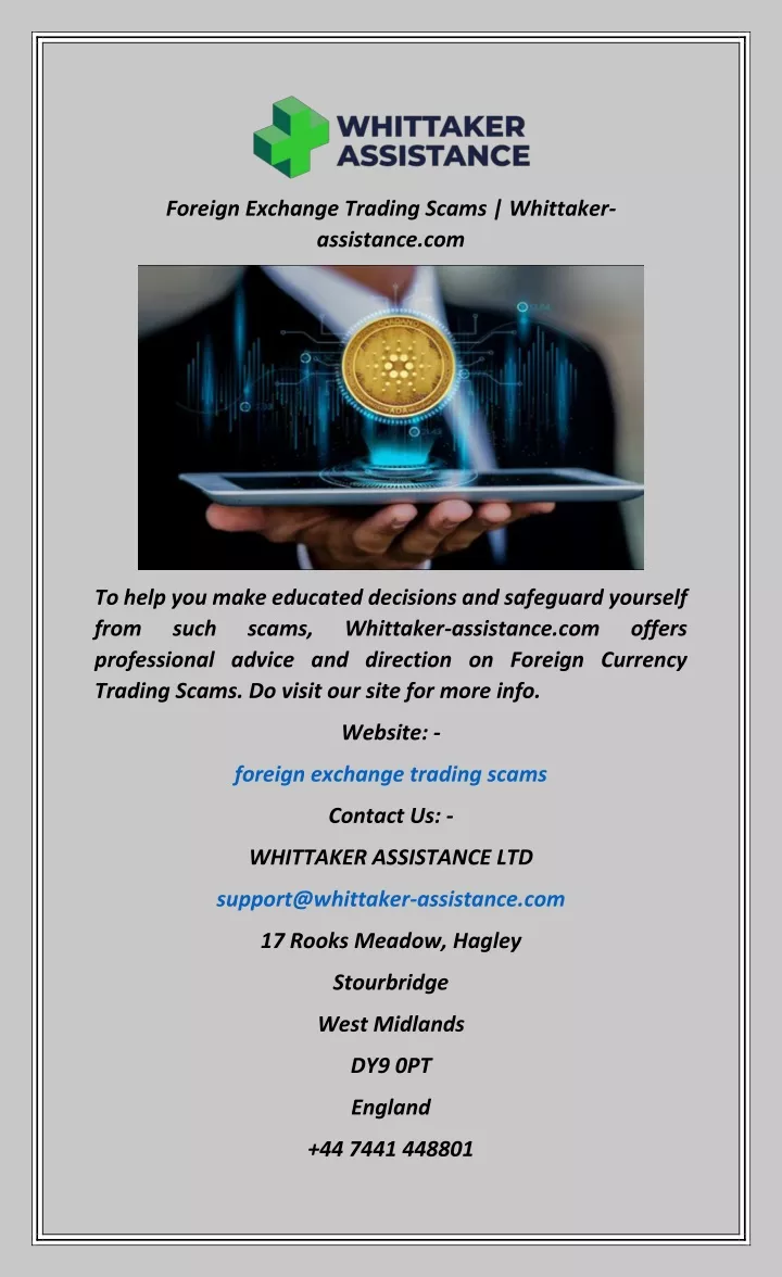 foreign exchange trading scams whittaker