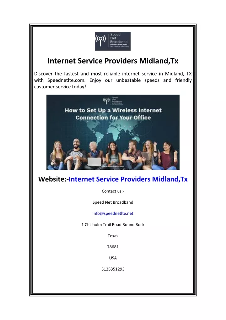 internet service providers midland tx