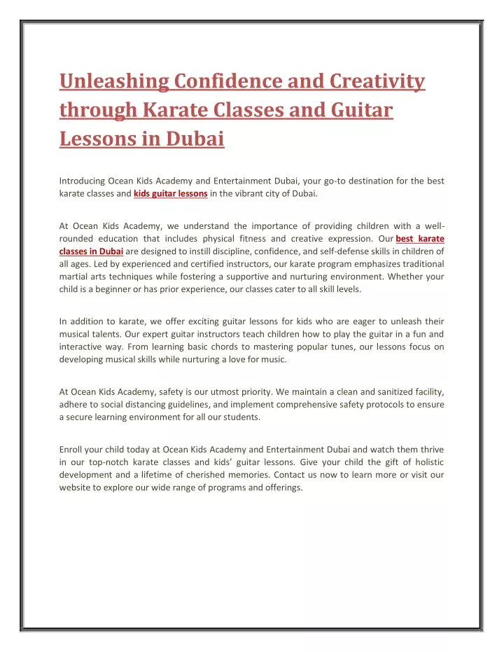 unleashing confidence and creativity through