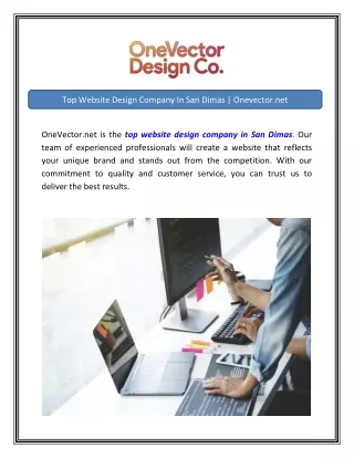 Top Website Design Company In San Dimas Onevector.net