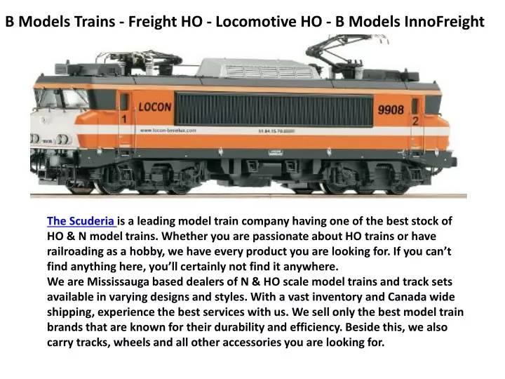 b models trains freight ho locomotive ho b models