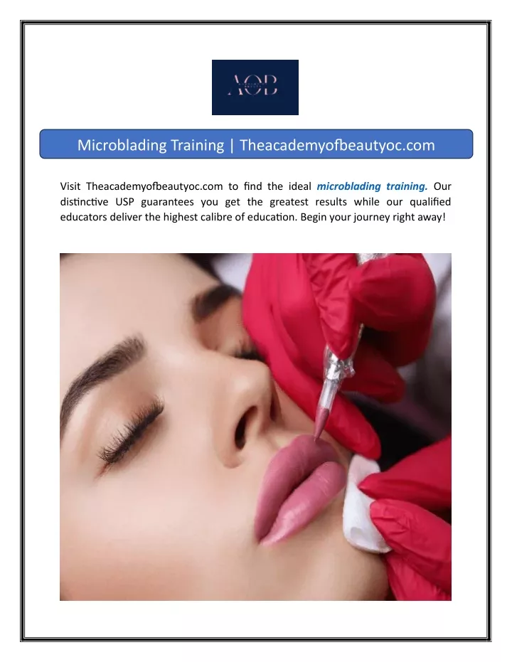 microblading training theacademyofbeautyoc com