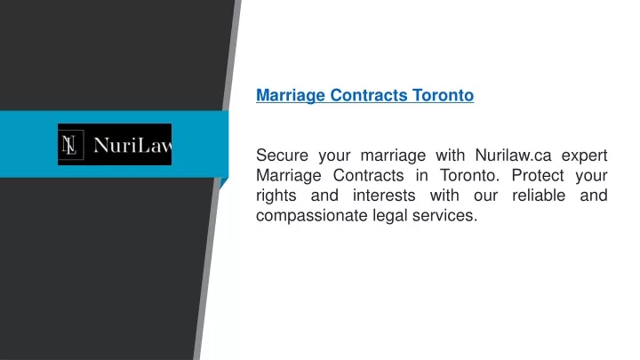 marriage contracts toronto secure your marriage