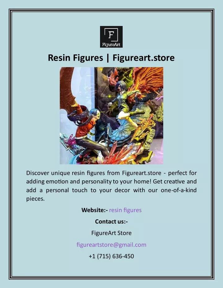 resin figures figureart store