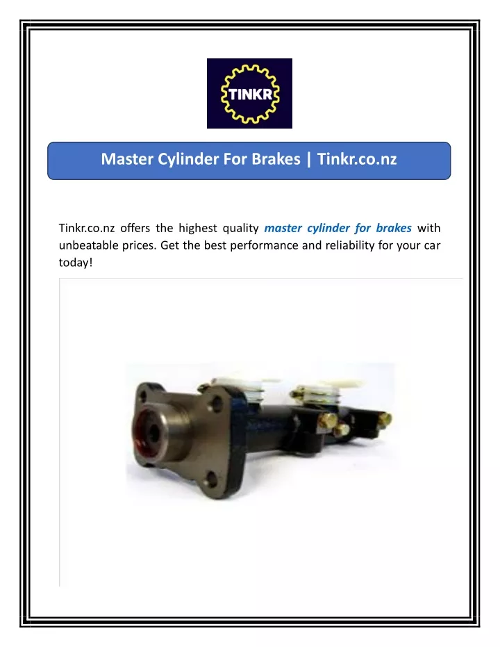 master cylinder for brakes tinkr co nz