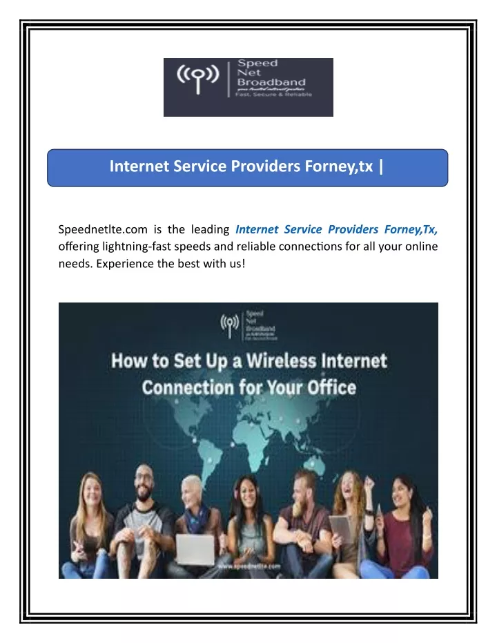 internet service providers forney tx speednetlte
