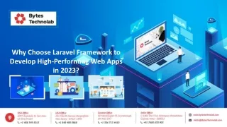 Why Choose Laravel Framework to Develop High-Performing Web Apps in 2023