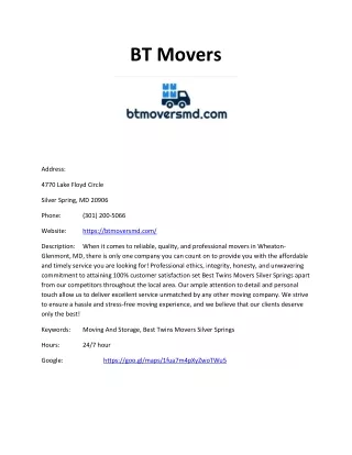 bt movers