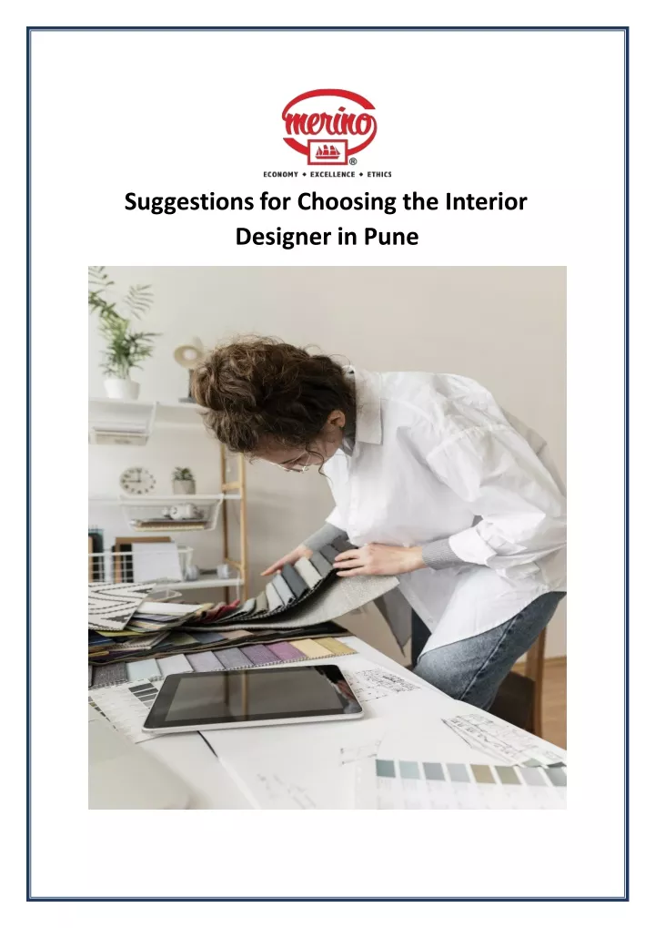 suggestions for choosing the interior designer