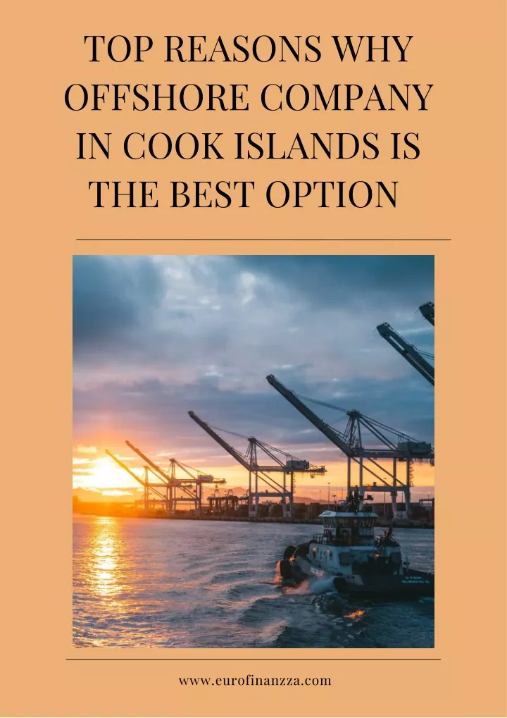 top reasons why offshore company in cook islands