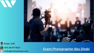Event Photographer Abu Dhabi | Mishaalsraw | Best Event Photographers