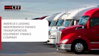 Commercial Fleet Financing: USA's Leading Choice for Business Success