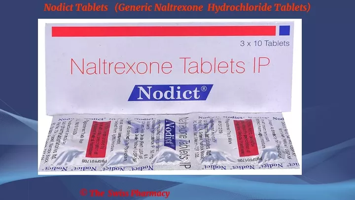 nodict tablets generic naltrexone hydrochloride